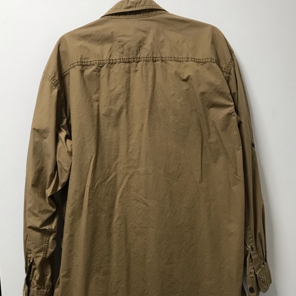 Nice Stylish Camel Button Down Shirt! - Picture 11 of 14